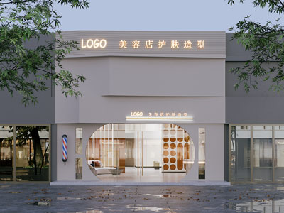 现代理发店门头 门面