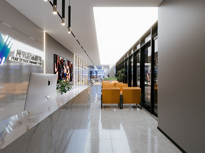 现代健身房 松树花坛 健身前台