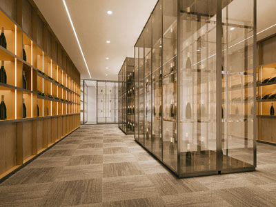 酒品展示区