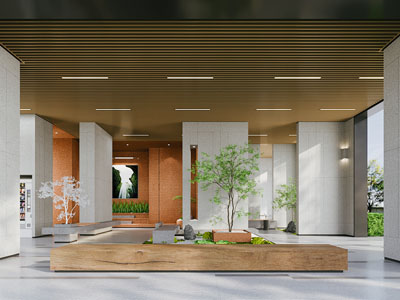 休闲区 公共活动空间景观 园艺小品