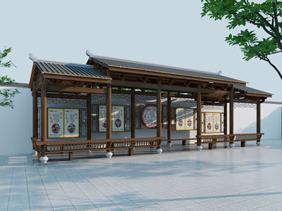新中式亭子 画廊