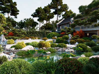 庭院造景 园艺小品