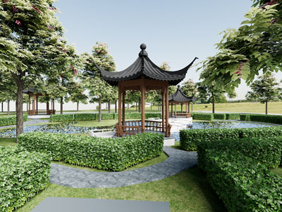 现代公园景观