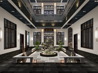 新中式古建筑