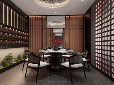 新中式餐厅包间