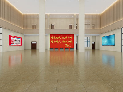 现代消防车库