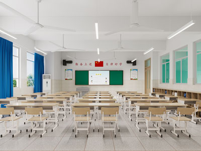 现代学校教室