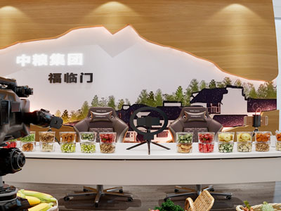 现代直播间农副产品直播间