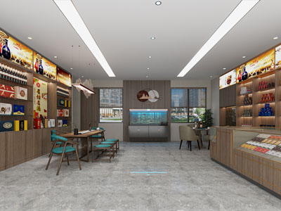 新中式烟酒店