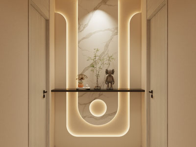 北欧玄关造型灯端景小品