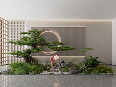 室内造景 植物堆 微地形