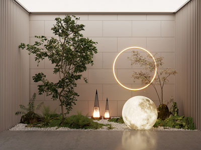 室内造景 植物堆