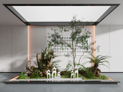 室内绿植景观小品