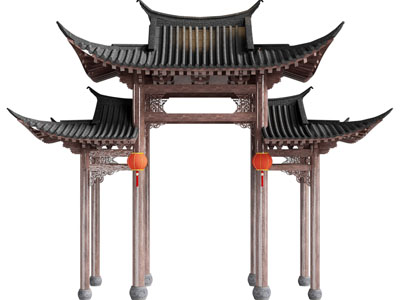 中式古建牌坊