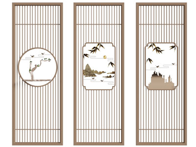 新中式屏风