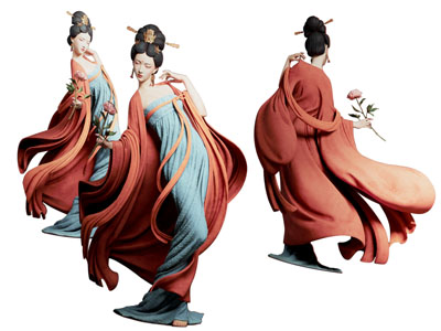 中式古装女人 人物