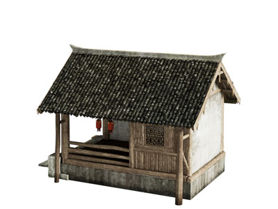 中式古建 古宅 古代房屋