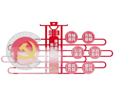 现代党建知识宣传文化墙