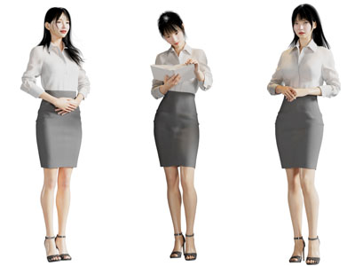 秘书美女 女人 行政人物