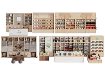 茶叶店展柜 货架