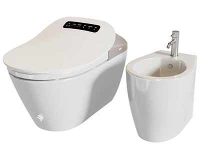 现代智能马桶 坐便器