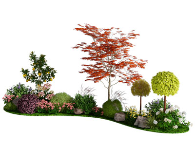 现代花池 树木花草景观园艺小品