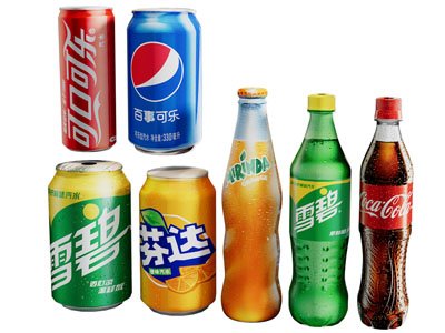 饮料 可乐 雪碧 汽水 拉罐 易拉罐 瓶子 可乐瓶 饮料酒