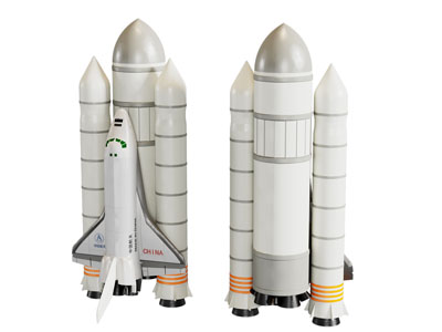 现代风格宇宙飞船 火箭 航天器材 飞机 太空飞船