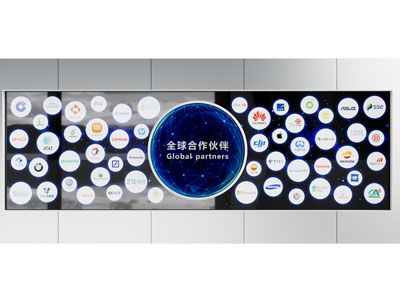 现代简约企业展厅 展墙文化墙