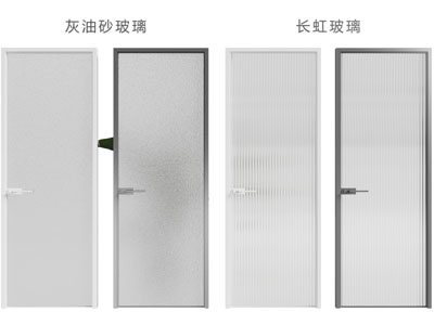 现代单开门 油砂玻璃门 长虹玻璃门