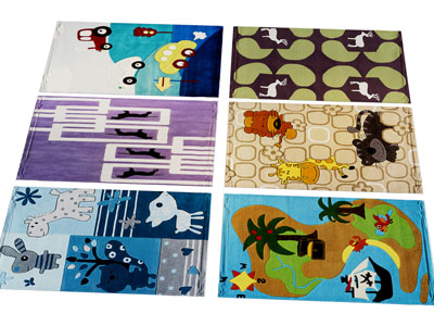 现代卡通儿童地毯