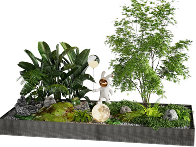 现代绿植造景