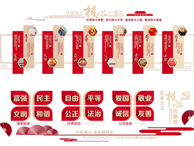 现代党建文化墙