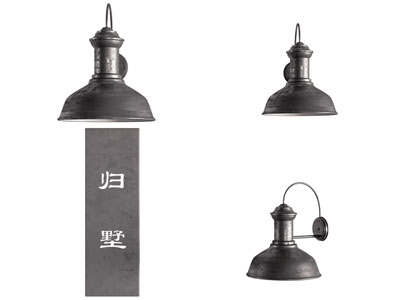 工业风loft壁灯