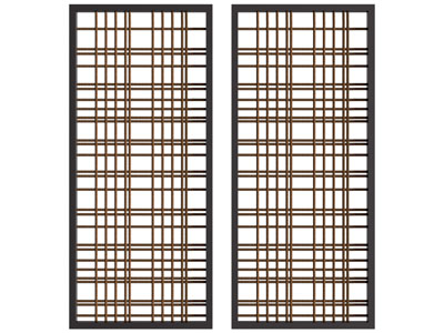 现代麻绳隔断