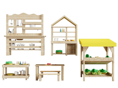 现代儿童厨房玩具 厨具