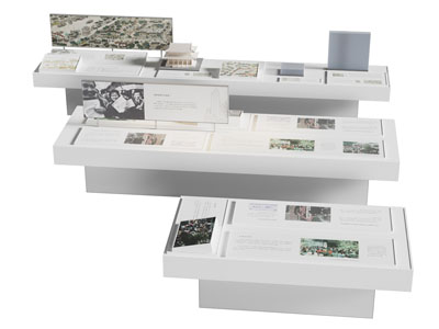 现代展台 展桌