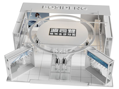 现代波司登服饰展厅展览
