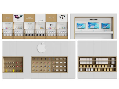 现代商品展柜 货架