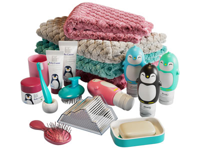 现代儿童洗浴用品