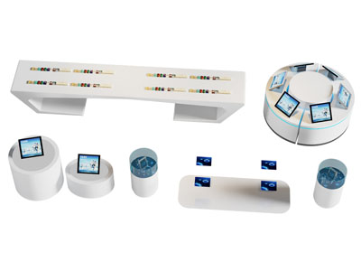 现代科技展台 展柜