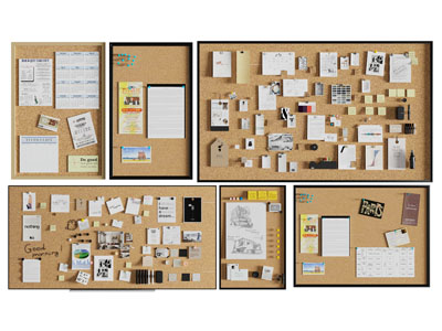 北欧软木板 照片墙 便签墙 挂饰