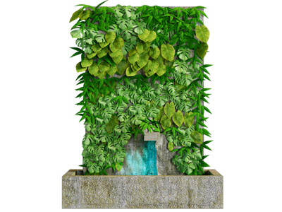 现代花池 植物墙 园艺小品
