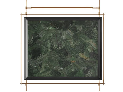 中古风装饰画 油画 抽象画