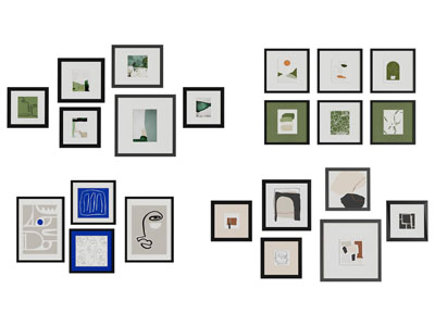 现代抽象装饰挂画
