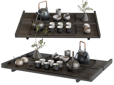 现代茶具组合