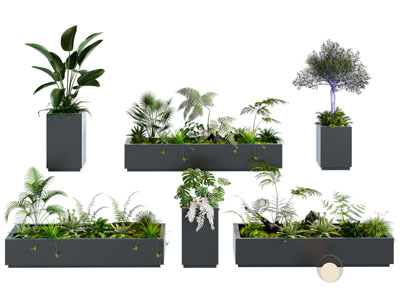 植物堆 园艺小品