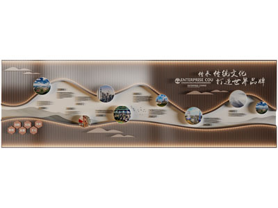 中式企业文化墙