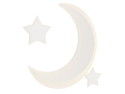 月亮星星美陈灯 星星月亮