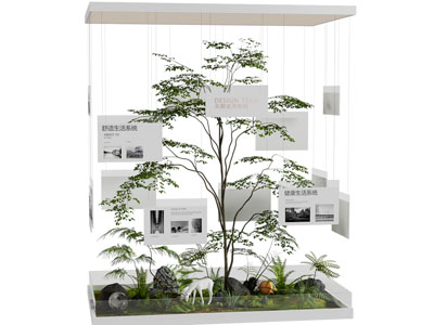 景观小品 植物造景 悬挂装置
